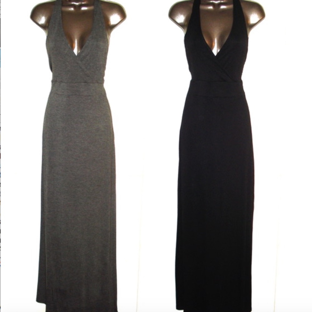 NEW Halter Style Maxi Dress- Black- S